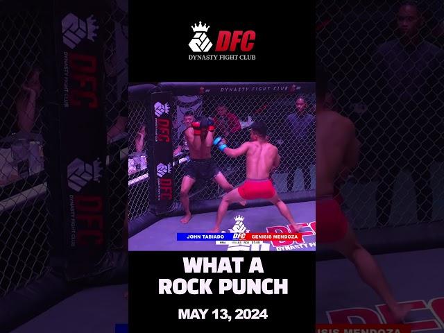 WHAT A ROCK PUNCH #dynastyfightclub #dfc #pinoy #mma #highlight #fighthighlights #boxing