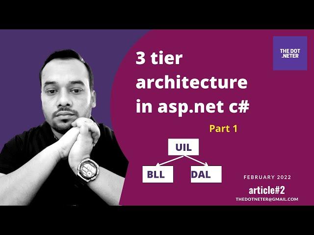 Video#2: 3 Tier Architecture in Asp.net (C#)