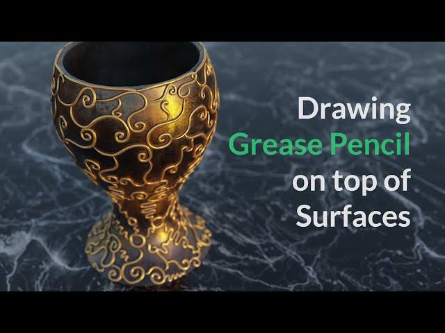 Blender Secrets - Draw Grease Pencil On Surfaces (without offset distance issue)