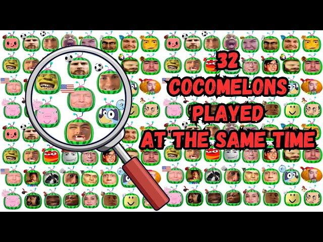 32 Cocomelons LOGO Played At The Same Time | Episode 3