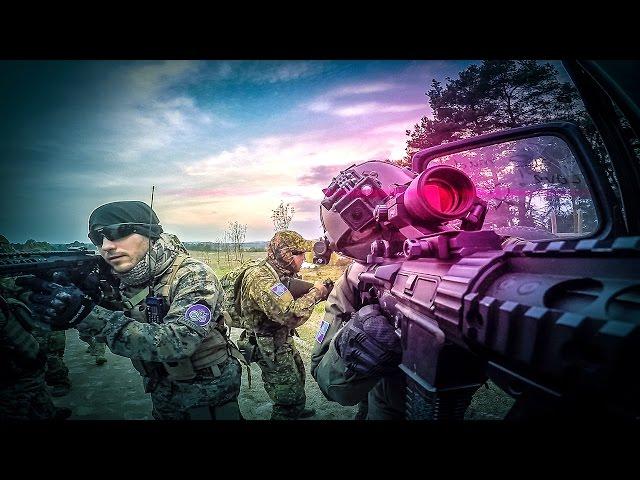 AIRSOFT: Gameplay Deutsch CQB - Scope Cam - Urban Area Asgard Polen 1