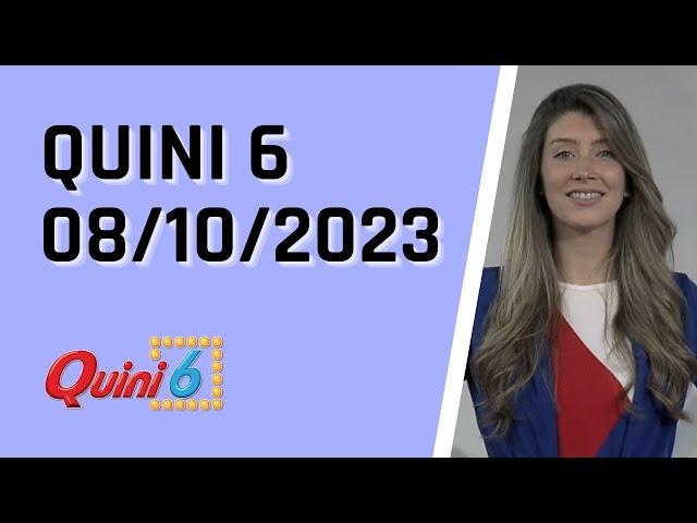 Quini 6 en vivo 08/10/2023 / Resultados del sorteo quini 6 del Domingo 8 de Octubre del 2023