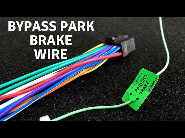 Easiest Way To Bypass Park Brake Wire!