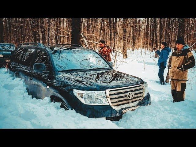 КРУЗАК ПОЕХАЛ ЗА УАЗОМ. Toyota Land Cruiser 200 - БЕЗ УАЗОВ НИКУДА! OFFROAD в СНЕГУ