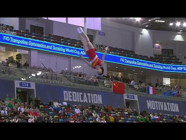 Technique and difficulty by Wang Zisai and Yan Langyu.  World Cup Baku 2024