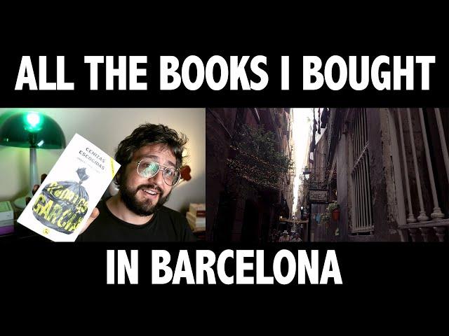 Book haul: Barcelona