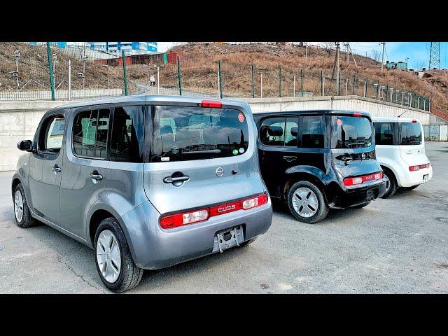 Удивительный дизайн Nissan CUBE. Обзор трёх комплектаций. Новый привоз!