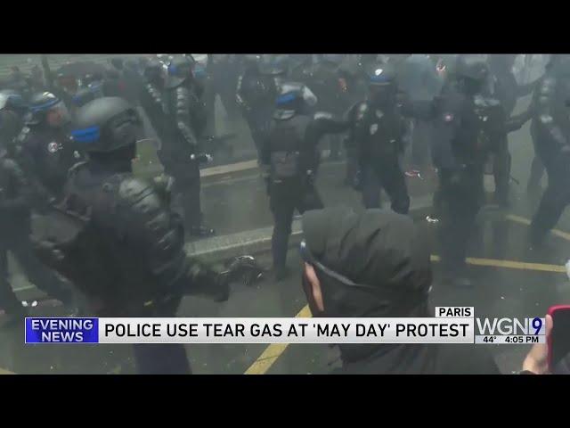 May Day: World’s workers rally, France sees pension anger