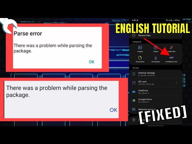 There Was A Problem Parsing The Package On Samsung/Android || Parse Error Problem [Solved]