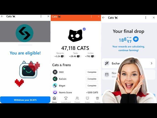 How To Claim Telegram CATS Airdrop ? Withdraw CATS Token ? Eligible Criteria | 30,000 Extra Offer