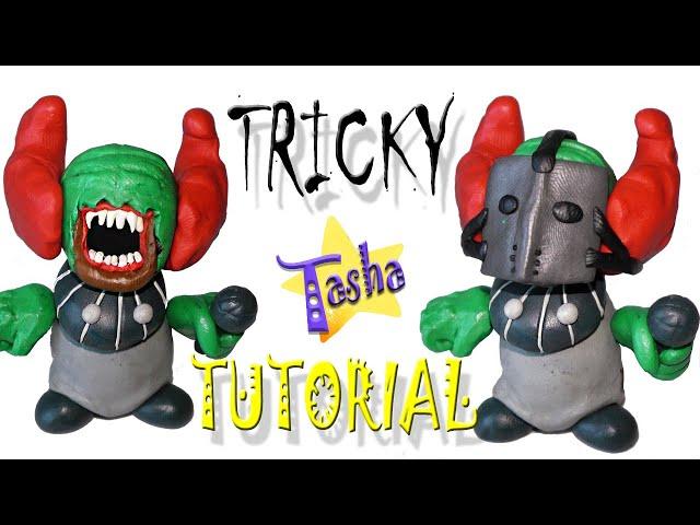 Клоун Трикки ФНФ из Пластилина Туториал Tricky the clown FNF from Plasticine Tutorial madness combat