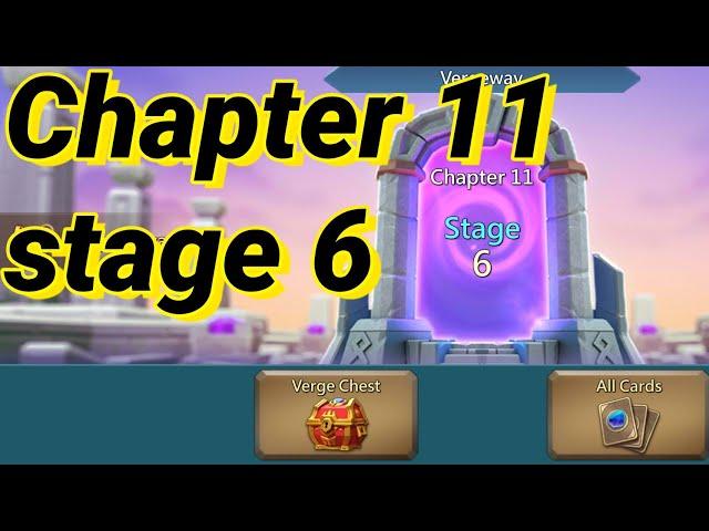 Lords mobile vergeway chapter 11 stage 6