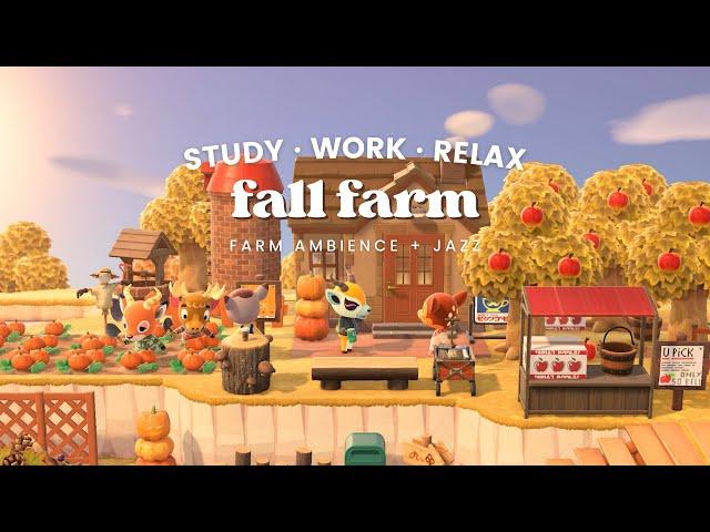 Fall Farm  U-Pick Pumpkins & Apples  1 Hour Fall Jazz No Ads  Studying Music | Work Aid 