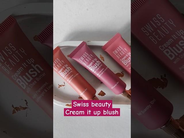 Swiss Beauty Cream it up Blush| Price Rs 299/- #creamblush #blush  #makeup #swissbeauty