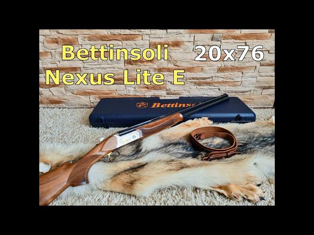 Bettinsoli Nexus Lite E 20х76. Выпускать из рук не хотел)