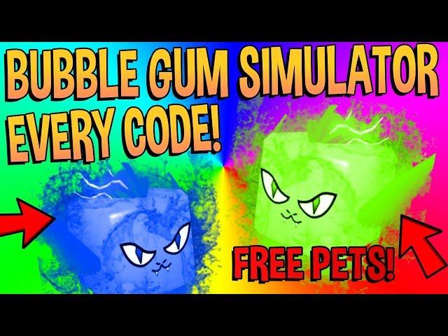 ALL BUBBLE GUM SIMULATOR CODES AND SECRETS - Roblox (CANDY LAND)