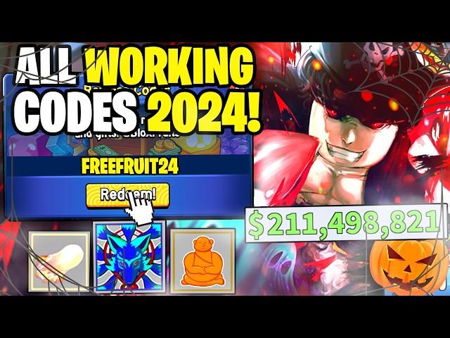 *NEW* ALL WORKING CODES FOR BLOX FRUITS 2024 OCTOBER! ROBLOX BLOX FRUITS CODES