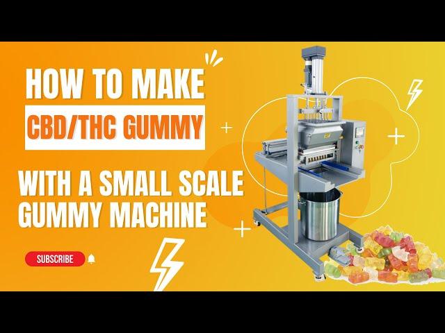 How to Make Gummy Machine Semi Auto Depositor Lab Use in House Sample Jelly Candy Production R&D