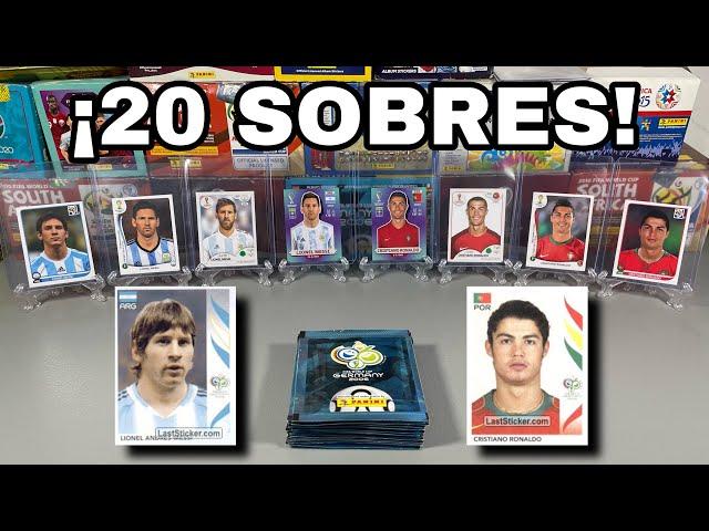 ¡BUSCANDO AL BICHO Y A MESSI EN 20 SOBRES DE SU PRIMER MUNDIAL!