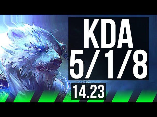 VOLIBEAR vs GRAVES (JGL) | 900+ games, Rank 9 Voli | KR Challenger | 14.23