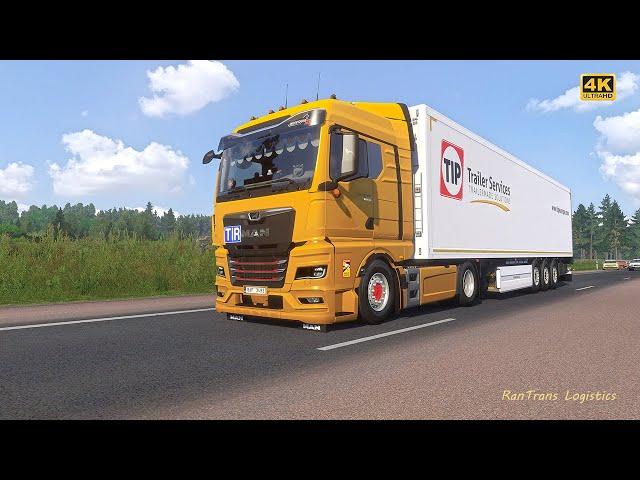 MAN TGX 2020 - Euro Truck Simulator 2 | ETS2 1.50 | 4K gameplay