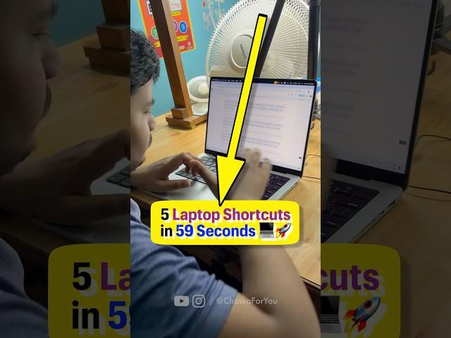 59 Seconds में 5 Useful Windows Key Shortcuts Laptop के! 