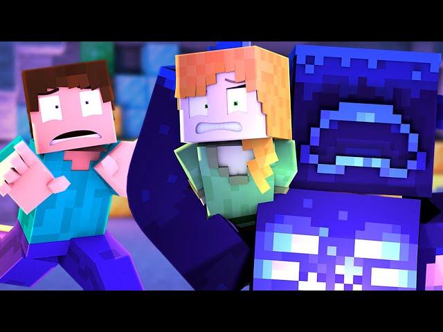 WARDEN ENCOUNTER - Alex and Steve Life (Minecraft Animation)