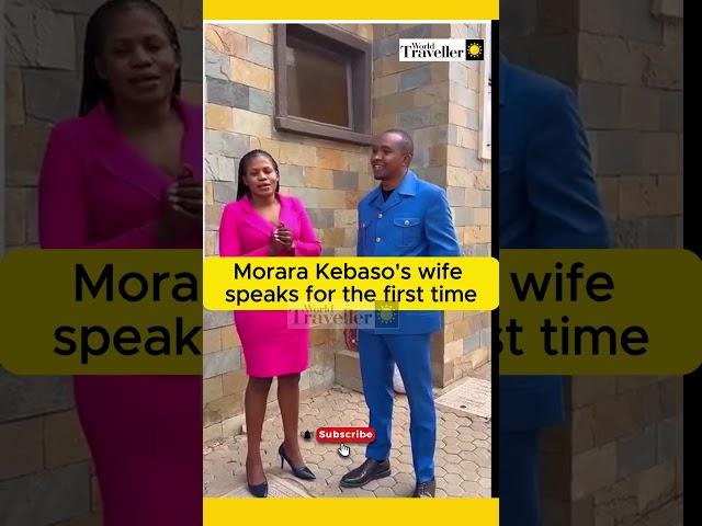 Morara Kebaso's wife speaks for the first time  #mombasa #airportvlog #deemango #rutospeechtoday