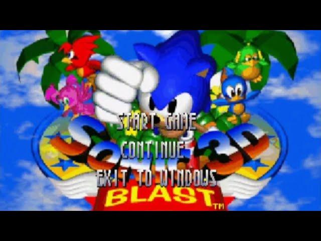 Sonic 3D Blast (Windows 95) - Full Longplay with Commentary