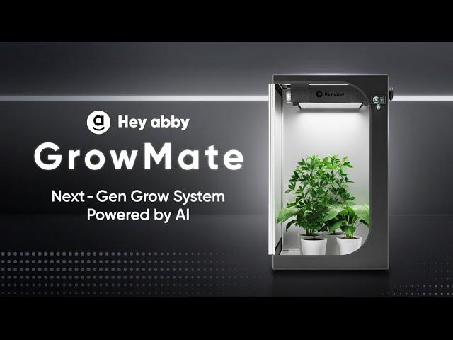 Hey abby GrowMate: Next-Gen Grow System Powered by AI (Ideal for 4-6 Plants, 4X4 Grow Tent)