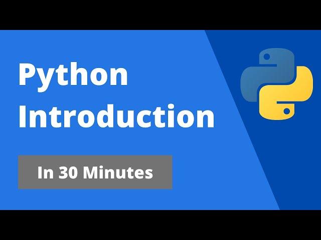 Python In 30 minutes