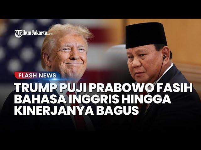 Prabowo & Donald  Trump Ngobrol Serius, Trump Kagum dengan Bahasa Inggris & Prestasi Prabowo!