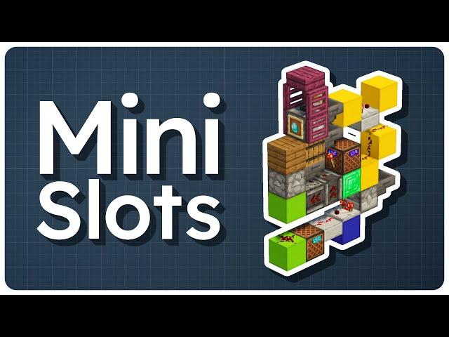 Tiny & Easy Slot Machine | Minecraft Java & Bedrock 1.21.4 Redstone Tutorial