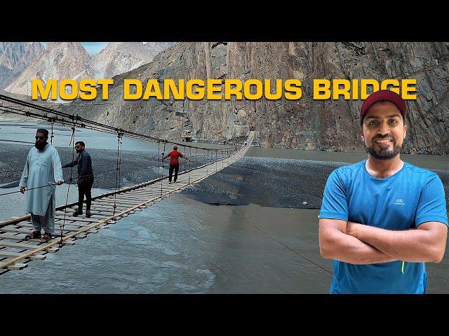 WORLD's MOST DANGEROUS ROPE BRIDGE AND CRAZY ZIPLINE | HUSSAINI VILLAGE | EP-07 | GB SERIES