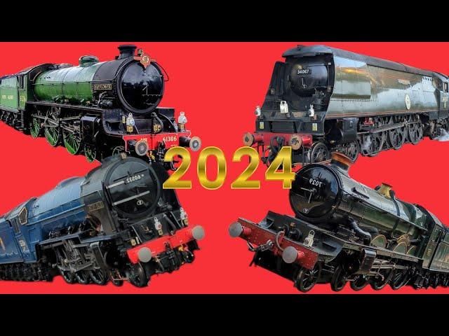 2024 Mainline steam train compilation 1000 subscriber special