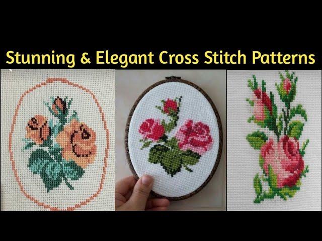 Stunning & Elegant Cross Stitch Patterns//Cross Stitch Design #cookncraftainment#crossstitch #art