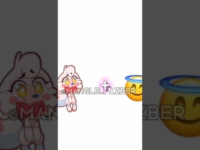 Mangle +..... (part 2 ) #fnaf #fnaf2 #mangle #shorts