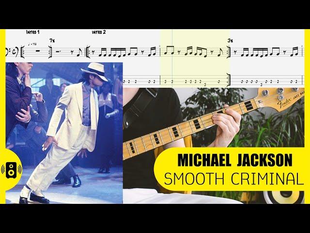 Michael Jackson - Smooth Criminal Bass Tabs Бас табы GoodBassLine