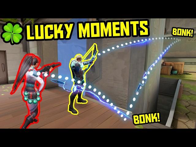 50 SUPER LUCKY MOMENTS IN VALORANT