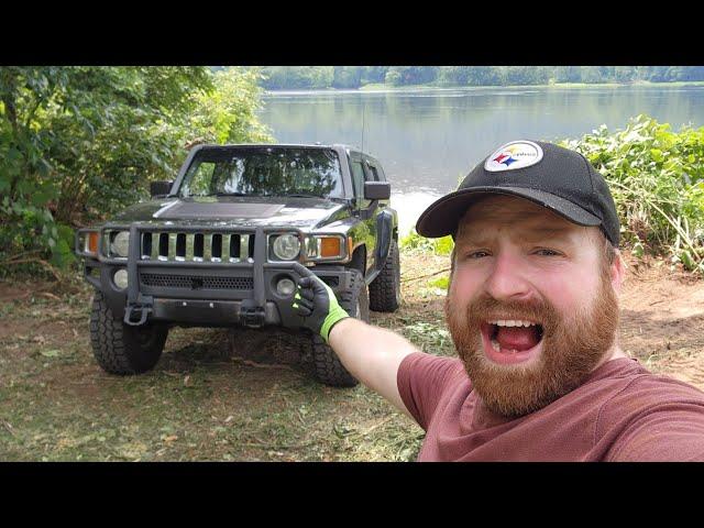 Hummer H3 Helps Clear Forest!