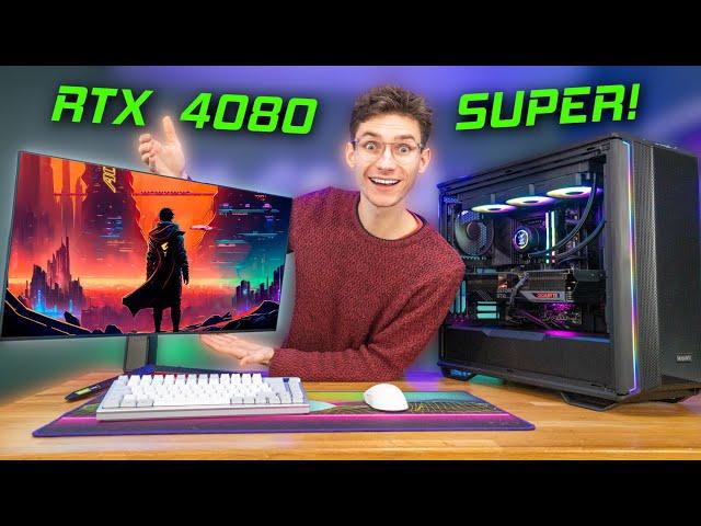 The ULTIMATE RTX 4080 SUPER Gaming PC Build 2024!  i7 14700K w/ Gameplay Benchmarks | AD