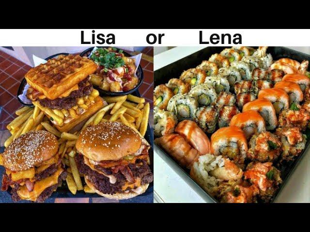 LISA OR LENA #53  (FOOD & SWEETS) PART 2 @helena035