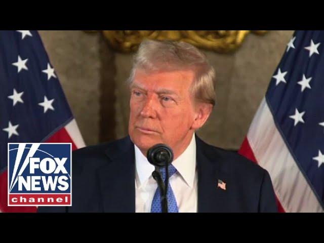 President-elect Trump delivers remarks to press