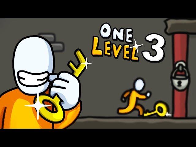 ПОБЕГ СТИКМАНА из ТЮРЬМЫ! КАК СБЕЖАТЬ из ЭТОЙ ТЮРЬМЫ? / One Level 3: Stickman Jailbreak