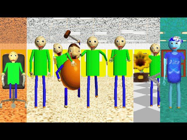 Everyone is Baldi's 7 Remastered Mods - ALL PERFECT!