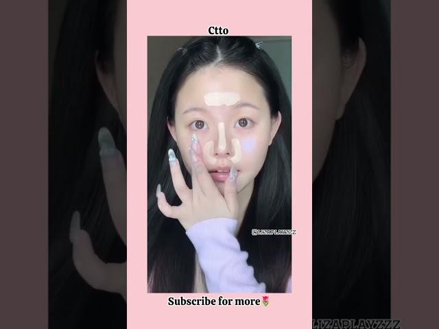 Try this cute Korean makeup tutorial~~ #makeup #korean #cute #easy #tutorial