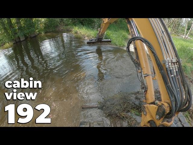 I Had To Clean Up After The Beavers Messed Up This Place - Beaver Dam Removal With Excavator No.192