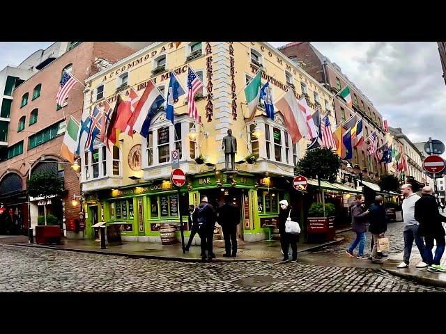 Dublin Capital of Pub's Walking tour in 4K | Ireland