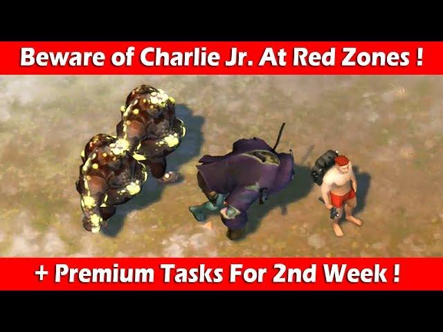 Charlie Jr. Boss At Red Zones + Premium Tasks For 2nd Week ! Last Day On Earth Survival