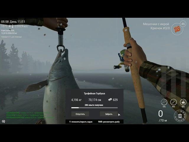 Fishing Planet (1.0.3) Аляска Каник Крик Трофейная и Уникальная Горбуша